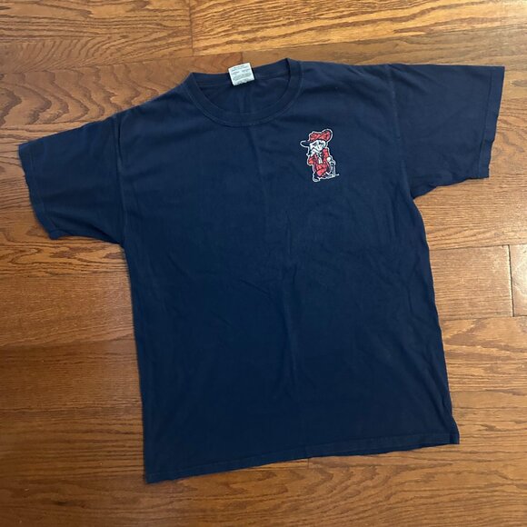 Ole Miss Colonel Reb Comfort Colors Tee T-Shirt Size Large Collegiate - Picture 2 of 14